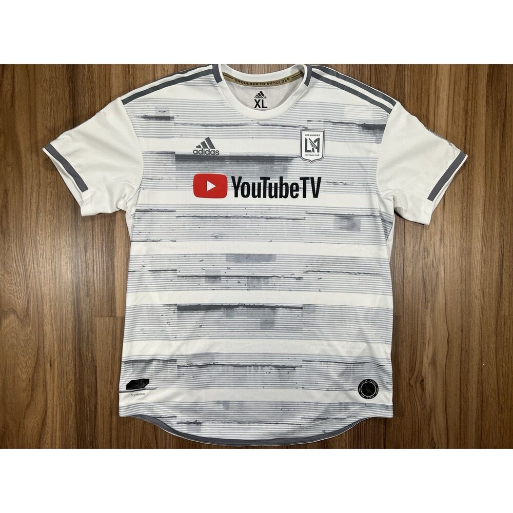 Adidas LAFC 2019 Away Soccer Jersey Mens XL YouTube TV Futbol MLS